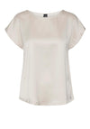 Vero Moda Merle Material Mix Top, Silver Lining