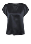 Vero Moda Merle Material Mix Top, Navy