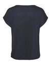 Vero Moda Merle Material Mix Top, Navy