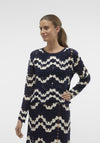 Vero Moda Venus Crochet Top, Navy Blazer