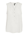 Vero Moda Naja V-Neck Top, Snow White