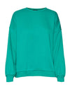 Vero Moda Maly Sia Oversize Sweatshirt, Green Lake