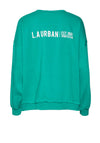 Vero Moda Maly Sia Oversize Sweatshirt, Green Lake