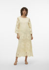 Vero Moda Luna Lace Midi Dress, Anise Flower