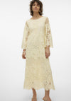Vero Moda Luna Lace Midi Dress, Anise Flower