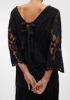 Vero Moda Luna Lace Midi Dress, Black