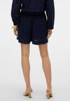 Vero Moda Hay New Broderie Lace Shorts, Navy