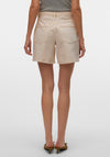 Vero Moda Edea Belted Denim Shorts, Beige