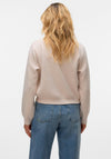 Vero Moda Apple Bomber Cardigan, Cream