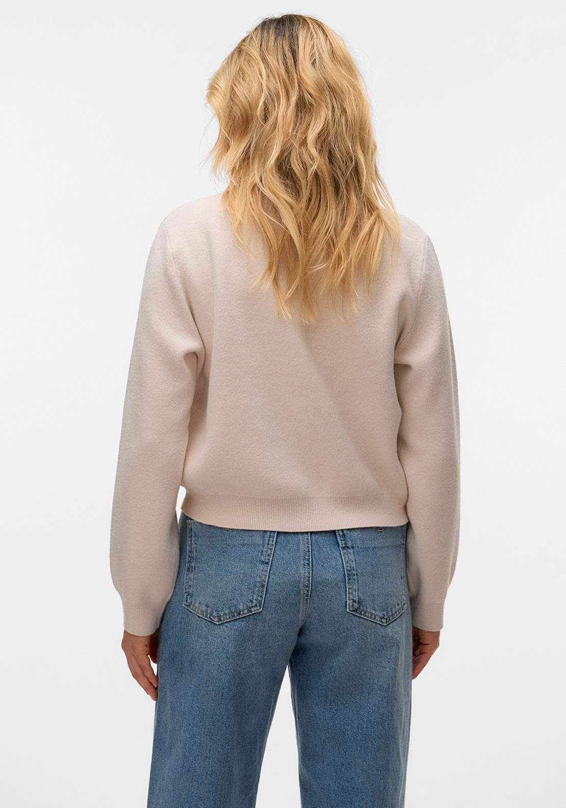Vero Moda Apple Bomber Cardigan, Cream