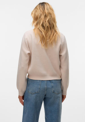 Vero Moda Apple Bomber Cardigan, Cream