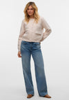 Vero Moda Apple Bomber Cardigan, Cream