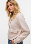 Vero Moda Apple Bomber Cardigan, Cream