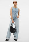 Vero Moda Siola Denim Buttoned Waistcoat, Blue
