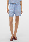 Vero Moda Odette Pinstripe Cherry Shorts, Blue