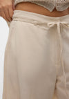 Vero Moda Nethe Linen Blend Long Shorts, Beige