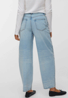 Vero Moda Billie High Rise Barrel Fit Jeans, Blue