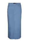Vero Moda Wild Lucky Denim Midi Skirt, Coronet Blue