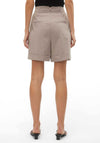 Vero Moda Janne Gold Buckle Shorts, Moon Rock