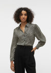 Vero Moda Izel Diagonally Striped Shirt, Black