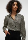 Vero Moda Izel Diagonally Striped Shirt, Black