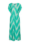 Vero Moda Josie Kua Zig Zag Midi Kaftan, Katydid