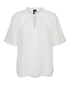 Vero Moda Emilie Tie Neck Top, Snow White