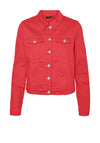 Vero Moda Wild Soya Short Denim Jacket, Cayenne