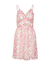 Vero Moda Milla Singlet Frill Mini Dress, Snow White & Wella