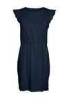 Vero Moda Emily Elastic Waist Dress, Navy Blazer
