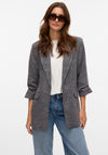 Vero Moda Frida Single Breasted Blazer, Grey