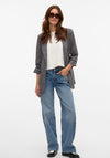 Vero Moda Frida Single Breasted Blazer, Grey