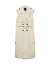 Vero Moda Lea Sleeveless Trench, Beige