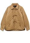 Vero Moda Tilde Quilted Bow Jacket, Tan