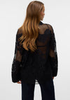 Vero Moda Mussa Sheer Lace Shirt, Black