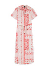 Vero Moda Milan Paisley Print Shirt Dress, Pink