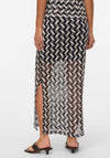 Vero Moda Tikka Lined Crochet Skirt, Navy