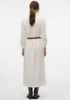 Vero Moda Becca Belted Shirt Dress, White