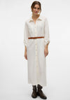 Vero Moda Becca Belted Shirt Dress, White