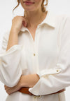 Vero Moda Becca Belted Shirt Dress, White