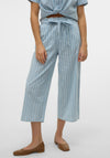 Vero Moda Xenia Striped Paperbag Culottes, Blue