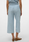 Vero Moda Xenia Striped Paperbag Culottes, Blue
