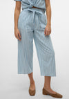 Vero Moda Xenia Striped Paperbag Culottes, Blue