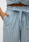 Vero Moda Xenia Striped Paperbag Culottes, Blue