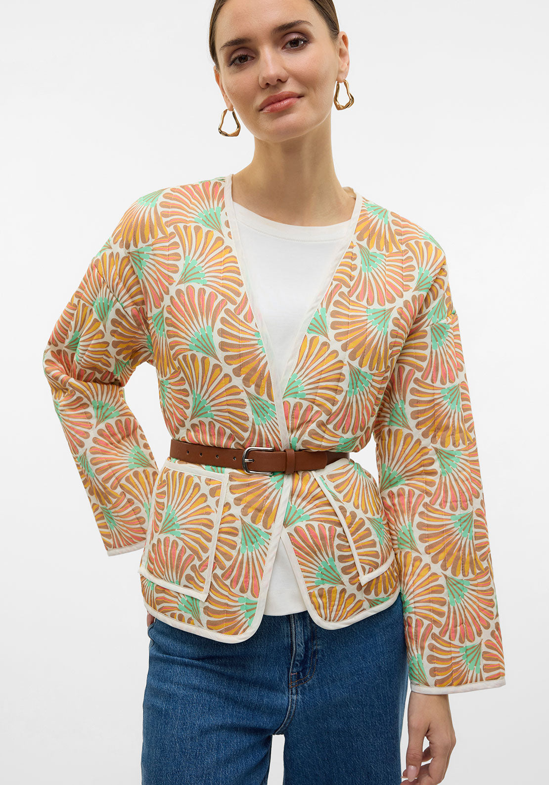Vero Moda Cali Printed Jacket, Multi Coloured