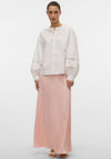 Vero Moda Jannie Crochet Detail Shirt, White