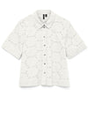 Vero Moda Hay New Broderie Lace Shirt, White
