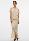 Vero Moda Dylie Crochet Top, Beige