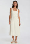 Vero Moda Julietta Scallop Hem Maxi Dress, White