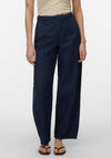 Vero Moda Zelda Barrel Jeans, Dark Blue